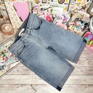 L.O.G.G. Label Of Graded Goods H&M Long Denim Jean Shorts Women’s Size 4 Spring